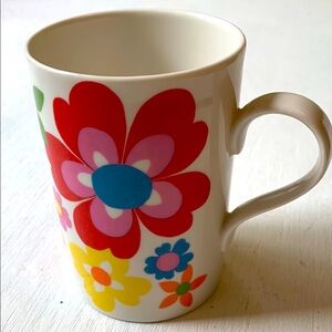 Cath Kidston Queen’s China China mug funky flowers